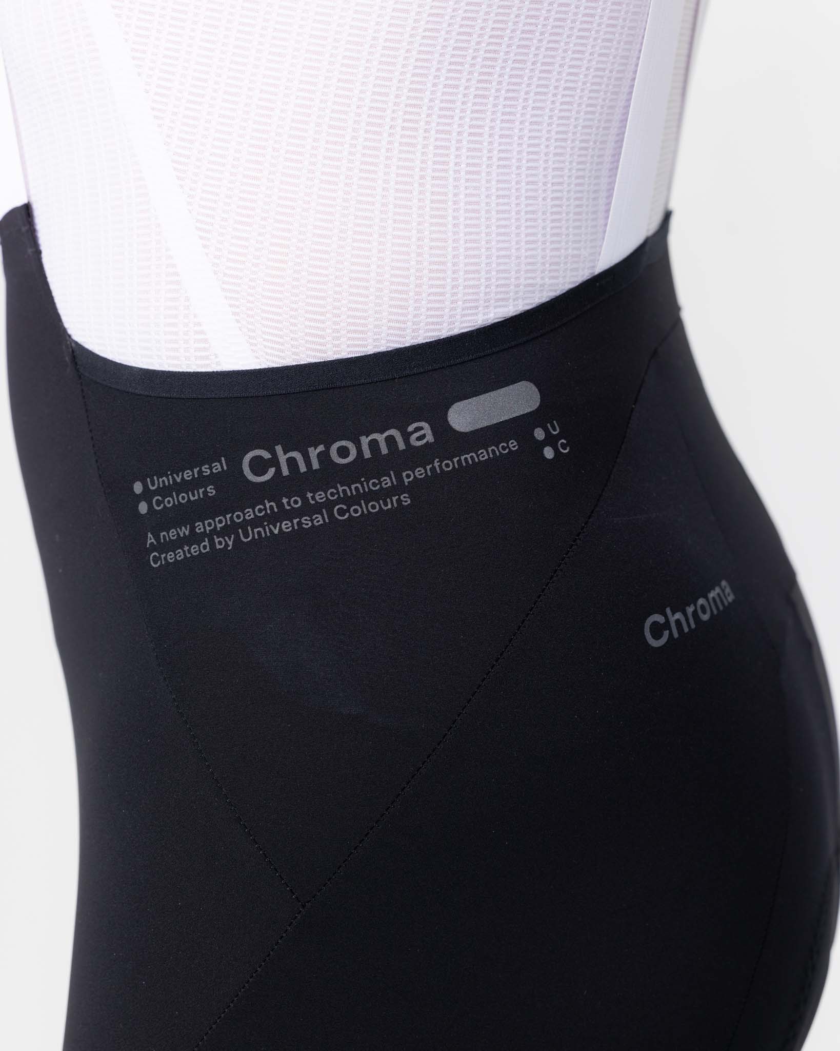 Men’s Chroma Bib Shorts - Black - Image 6