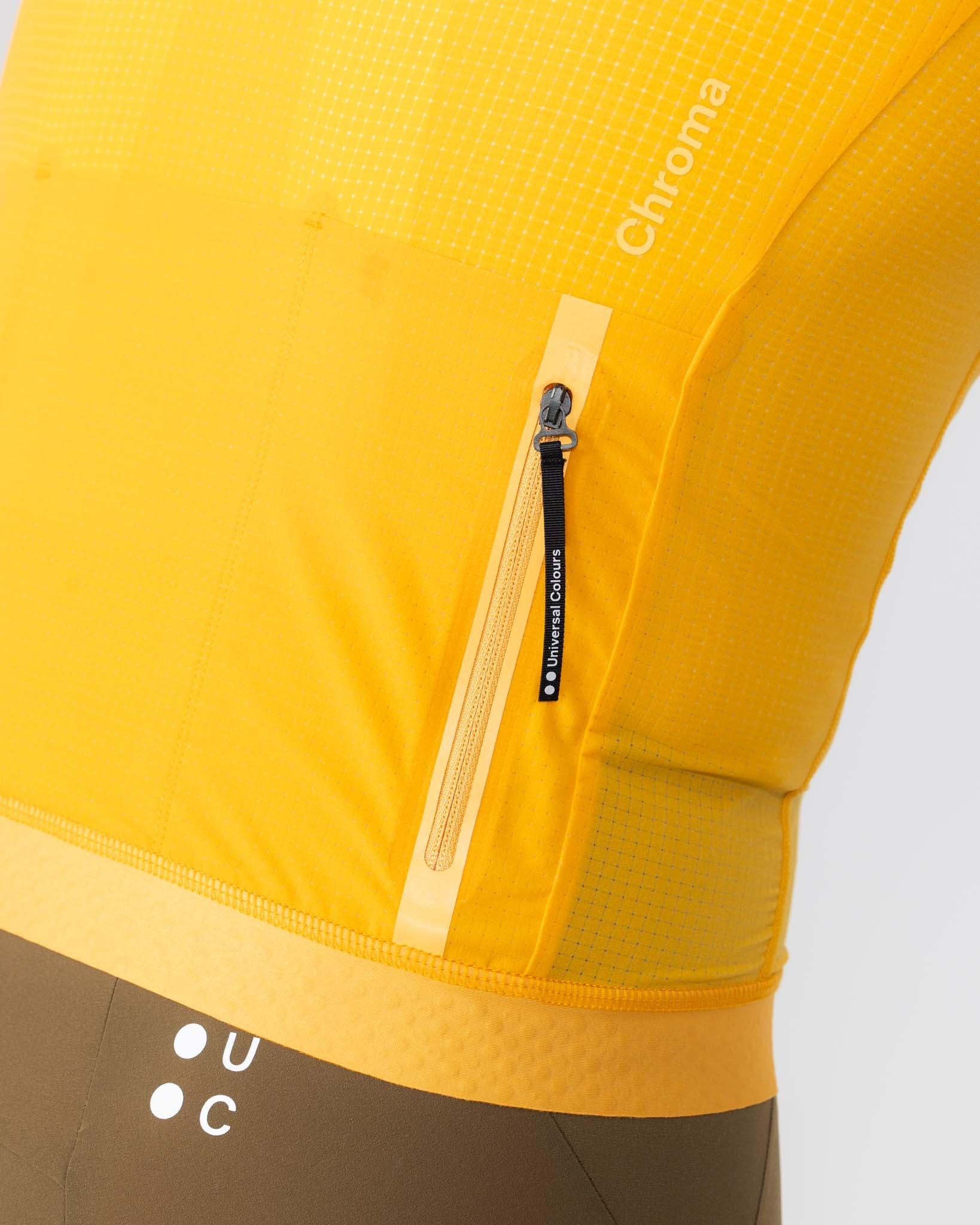 Men's Chroma Light Short Sleeve Jersey - Tangerine Orange - Image 4