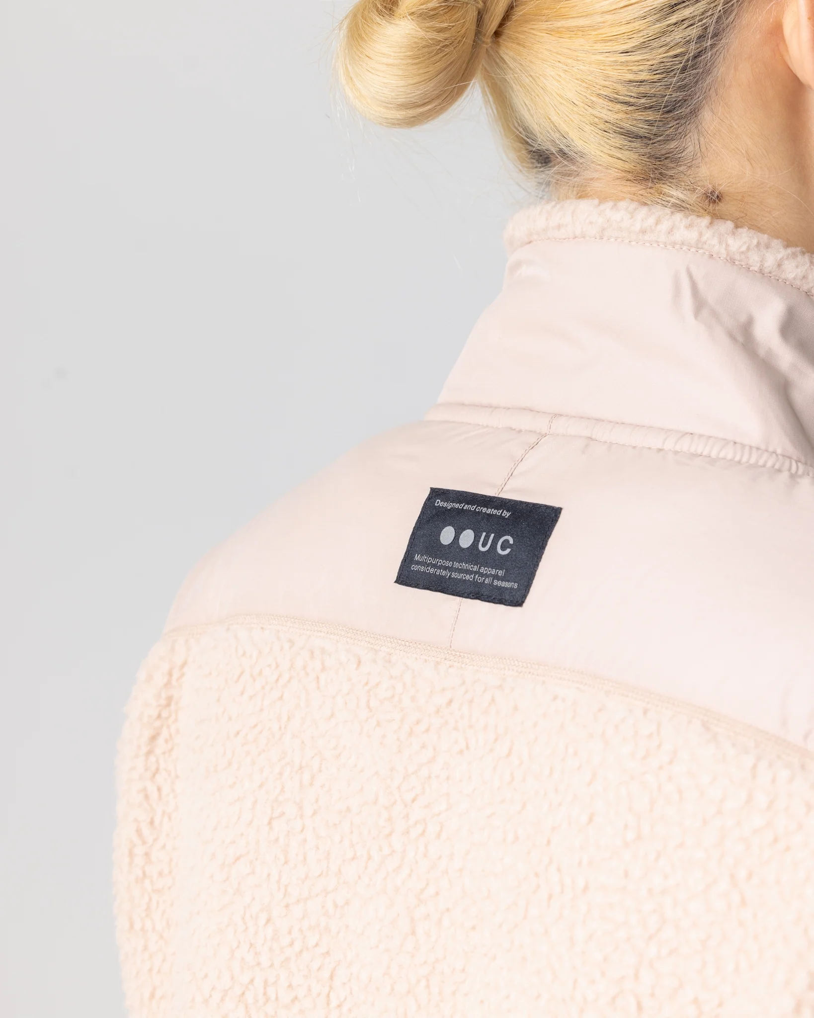 Unisex Fleece Jacket - Almond Beige - Image 6