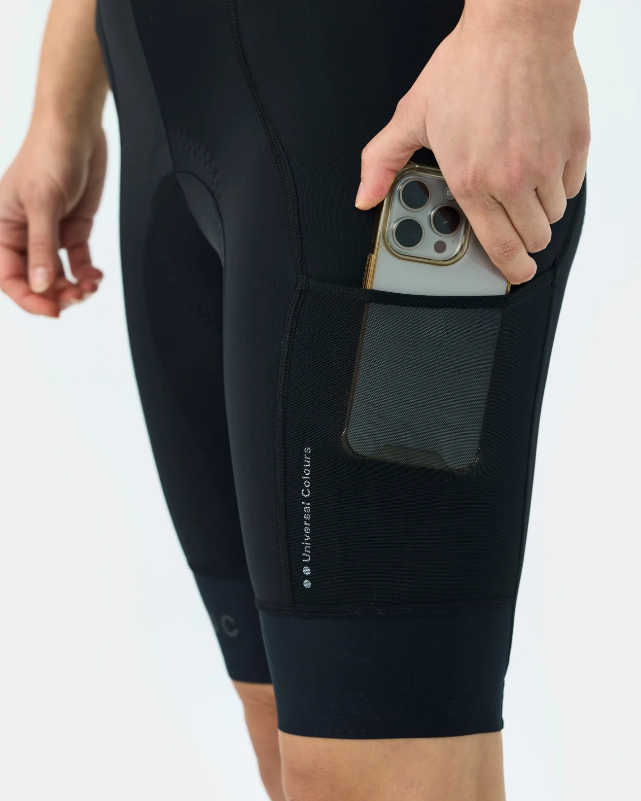 Women's Mono Cargo Bib Shorts - Black - Image 4