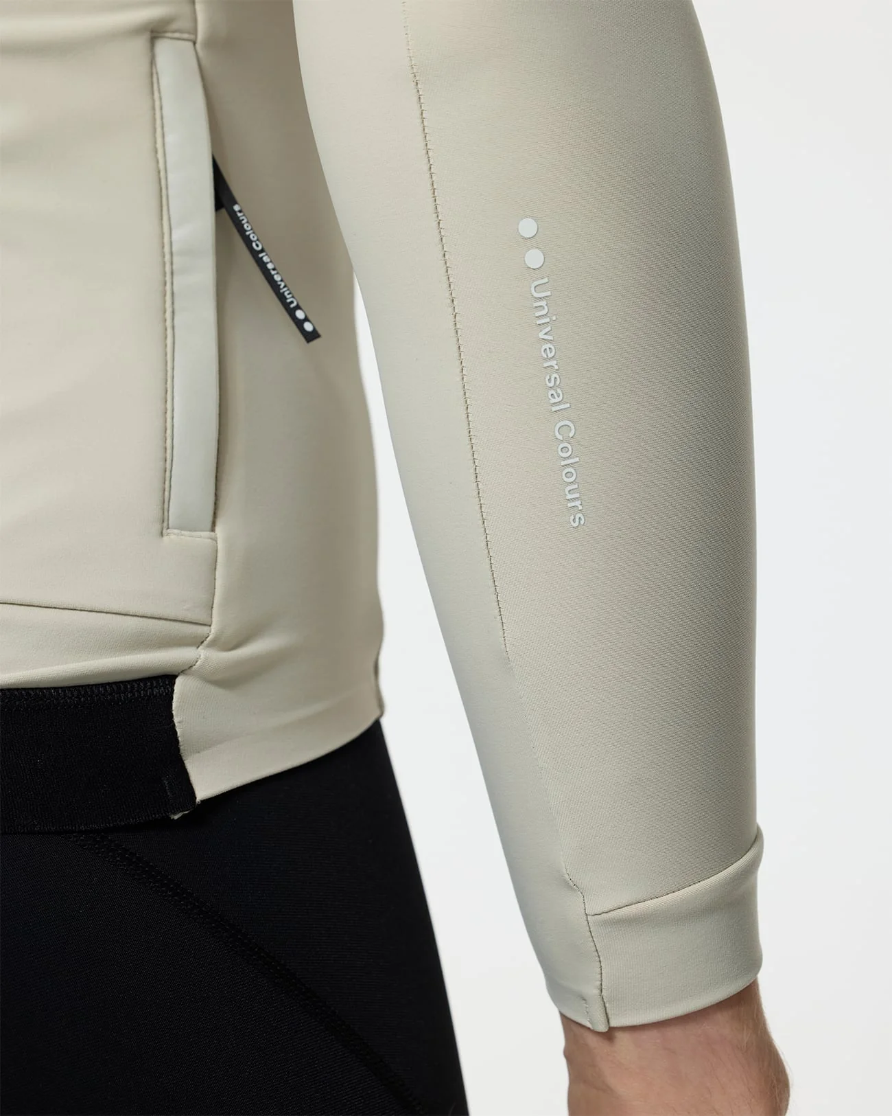 Men's Mono Long Sleeve Jersey - Stone White - Image 4