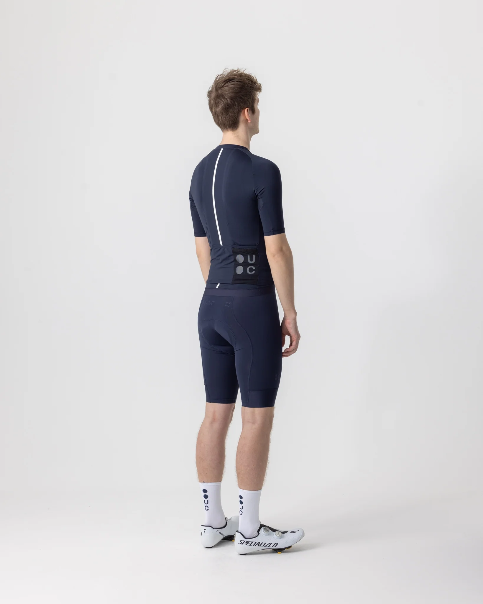 Men's Mono Short Sleeve Jersey - Navy Blue - Image 3