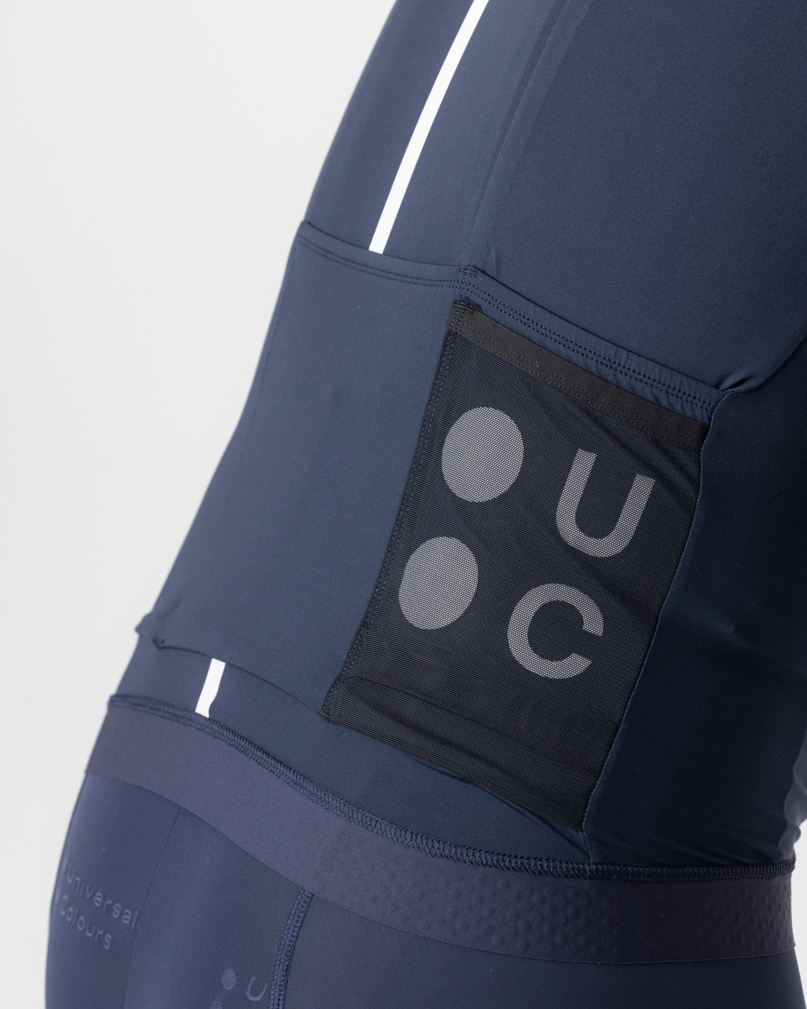 Men's Mono Short Sleeve Jersey - Navy Blue - Image 5