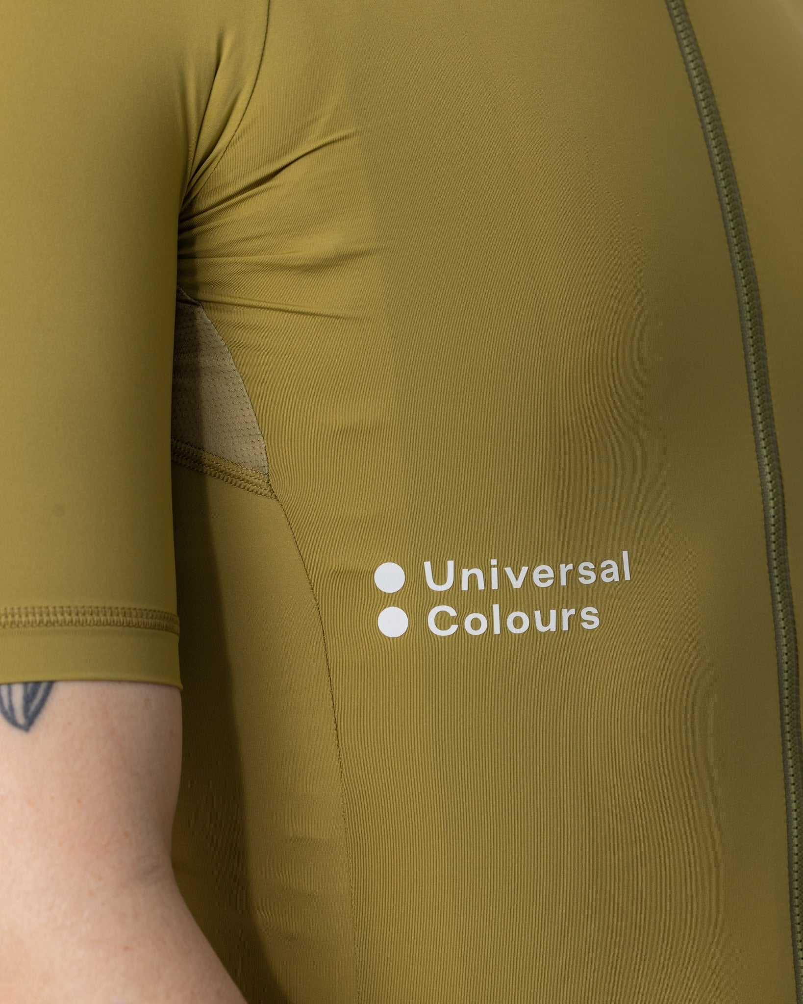 Men's Mono Short Sleeve Jersey - Olive Gold - Image 5