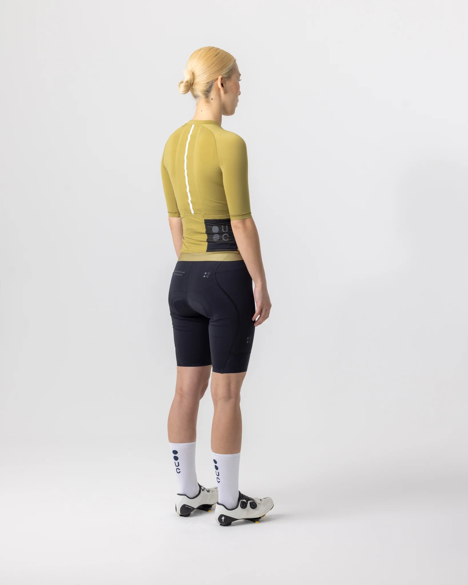Women's Mono Short Sleeve Jersey - Olive Gold - Image 3